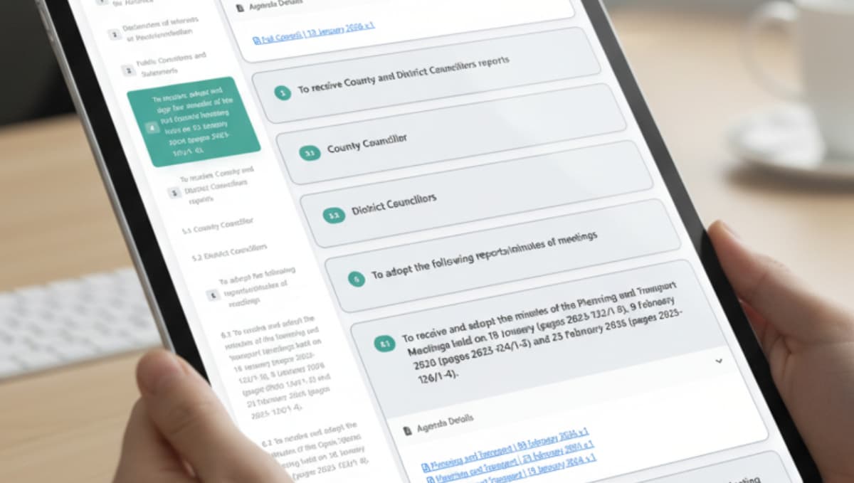 Councillor App screenshot
